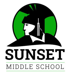 Logotipo de la secundaria Sunset secundaria
