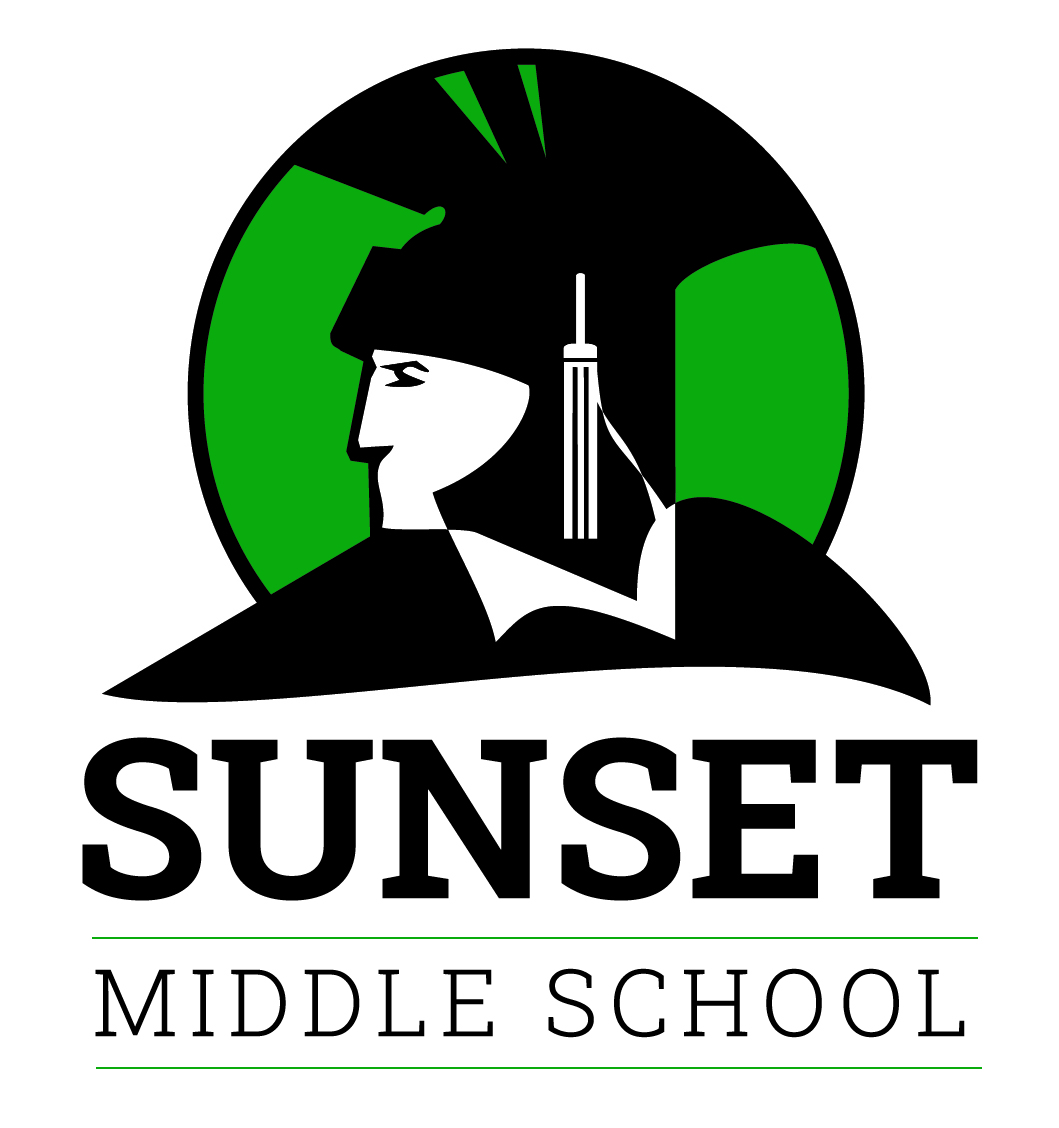 Logotipo de la secundaria Sunset secundaria 